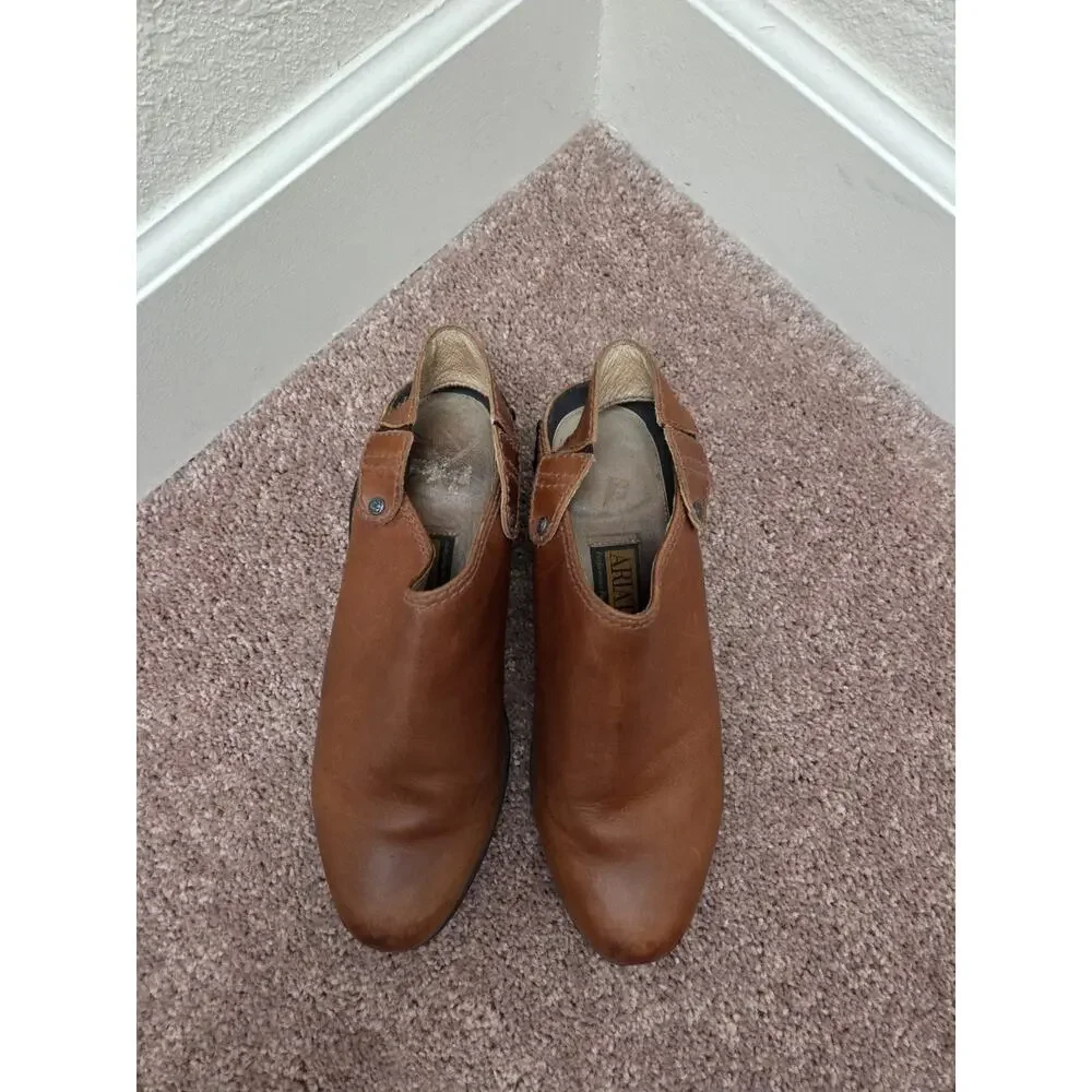 Ariat Mules Brown Leather Slingback Clogs Comfort Western Casual Shoes Womens 11
